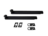 Vista 15 de QCAA Perno de superficie oculta de latón macizo resistente, 4 pulgadas, níquel satinado, paquete de 1, fabricado en Taiwán