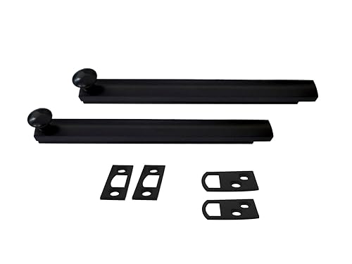 Miniatura 15 de QCAA Perno de superficie oculta de latón macizo resistente, 4 pulgadas, níquel satinado, paquete de 1, fabricado en Taiwán