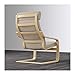 IKEA Poang Armchair Birch Veneer Hillared Beige 891.977.53