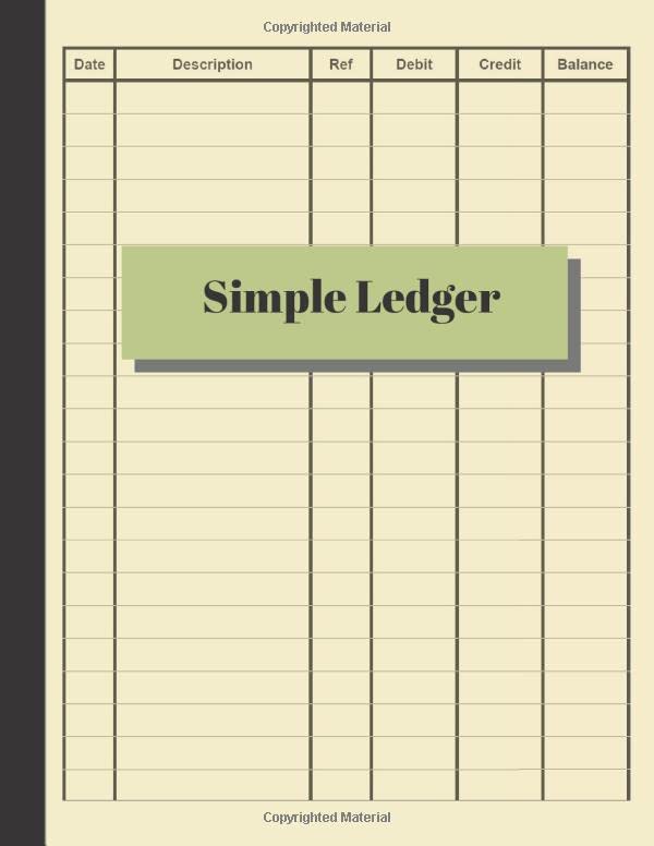 Simple Ledger: Cash Book Accounts Bookkeeping Journal for Small Business | 240 pages, 8.5 x 11 | Log & Track & Record Debits & Credits