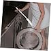 PartyKindom 3pcs Dryer Vent Cleaning Kit Washer Drum Brushes Laundry Brush Set for Washing Machine and Bristles Extended Reach