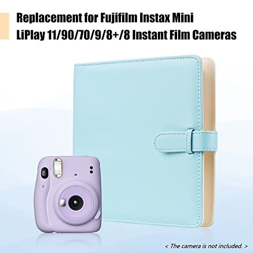 SpringWay Substituição de álbum de fotos Polaroid de 256 bolsos para Fujifilm ni 11 90 70 9 8+ 8 LiP