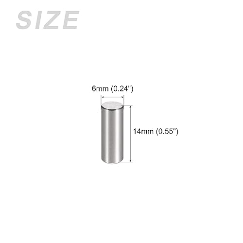 Vista 42 de METALLIXITY Pasador de pasador (0.315 x 1.181 in), 10 unidades, clavijas de soporte de estante de acero inoxidable 304, elementos de sujeción