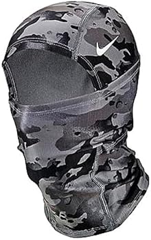 Nike Moletom Pro ThermaFit, Hyperwarm Hood, Balaclava (cinza