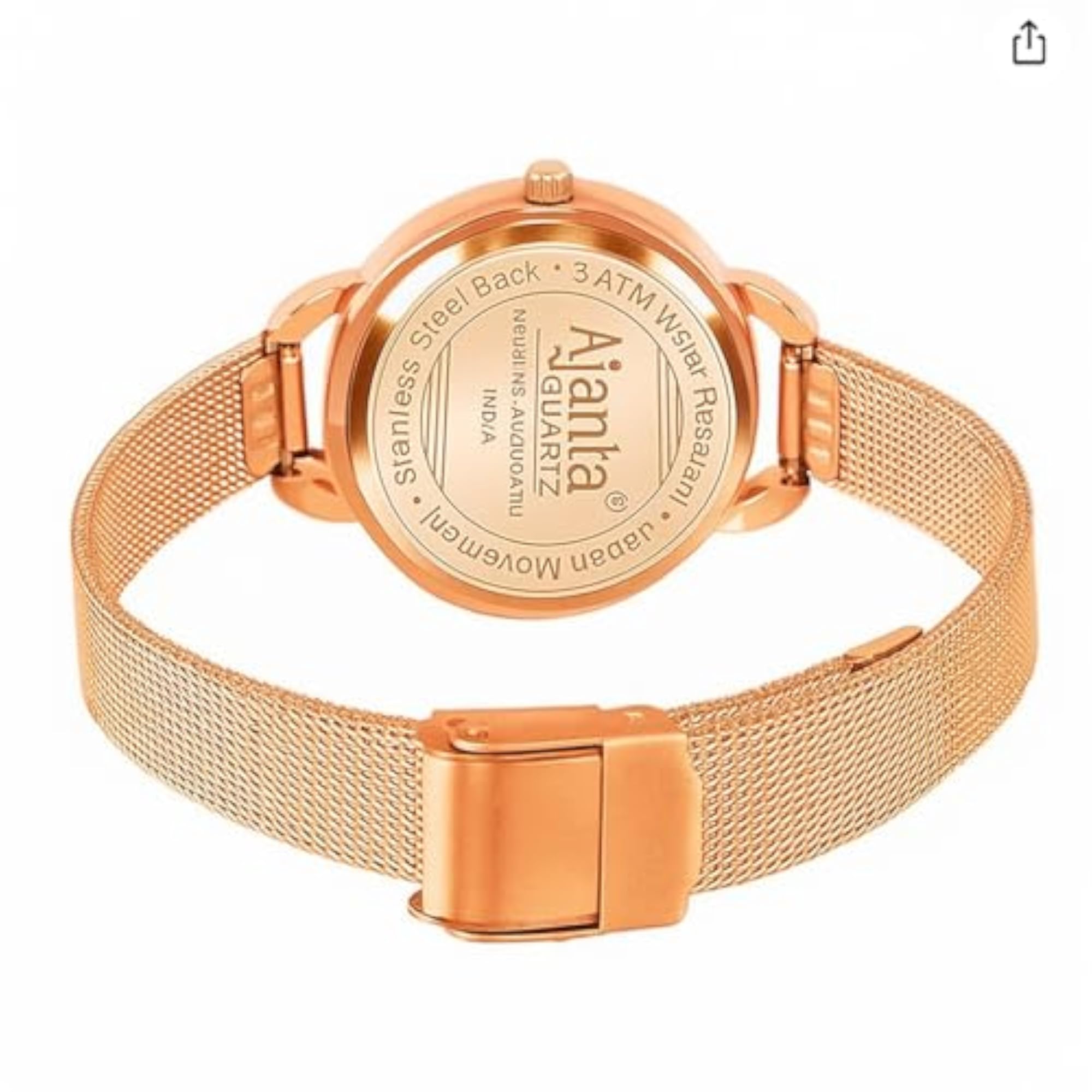 Women's Diamond Studded Dial Elegant Analog Watch