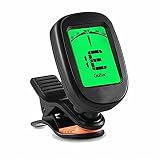 SDYQD Ukulele Guitar Tuner Clip On for Acoustic Electric Guitar Bass Mandolin Violin Banjo Large Cle