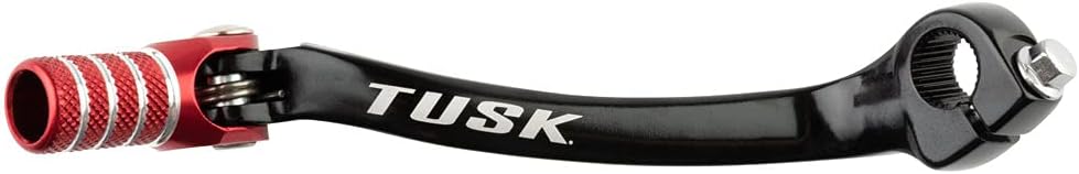 TUSK Folding Shift Lever Black/Red Tip for Honda CRF450R 2003-2008