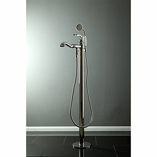 Kingston Brass KS7016RL Royale Freestanding Tub Faucet with Hand Shower, Polished Nickel by Kingston Brass - Image 2