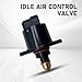 Polcatay 1 PC Car Idle Control Valve, Throttle Stepper Motor for Stable Engine Operation, Replacement of OEM #90380 10526 90325864 Accessories, Compatible with King Kong Idle Motor Idle Speed (Black)