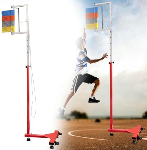Entrenamiento de salto alto en pabellones con este probador de desafío