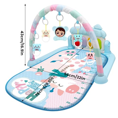Centre d'activités pour bébé sûr et facile avec tapis de jeu sensoriel - 6