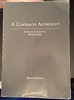 A Contracts Anthology 0870844172 Book Cover