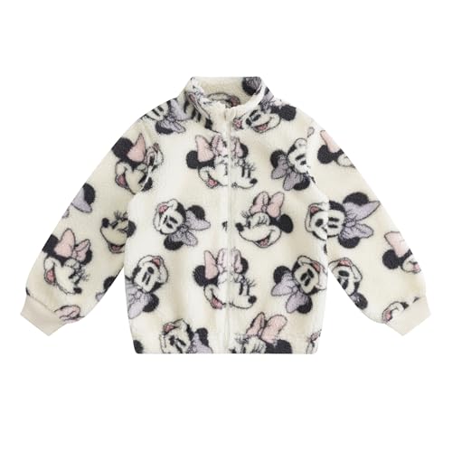 Disney Minnie Mouse Winnie the Pooh Girls Sherpa Coat Jacket for Infant, Toddler, and Big Kids