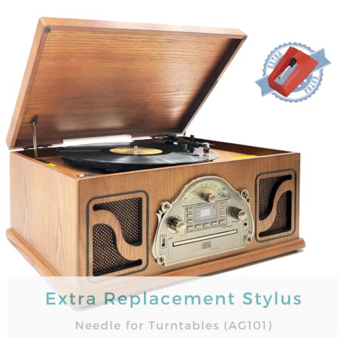 Lauson OM84 Tourne-Disque Vinyle Vintage | Platine Vinyle Bluetooth avec Haut-Parleurs Intégrés Lecture de CD MP3… - Les Beatles, Paul McCartney, John Lennon, RIngo Starr, George Harrison Lauson OM84 Tourne-Disque Vinyle Vintage | Platine Vinyle Bluetooth avec Haut-Parleurs Intégrés Lecture de CD MP3… – Image 4