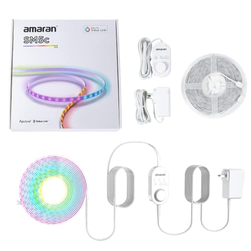 Tira LED RGB inteligente Aputure Amaran SM5c 20W 5m miniatura 1