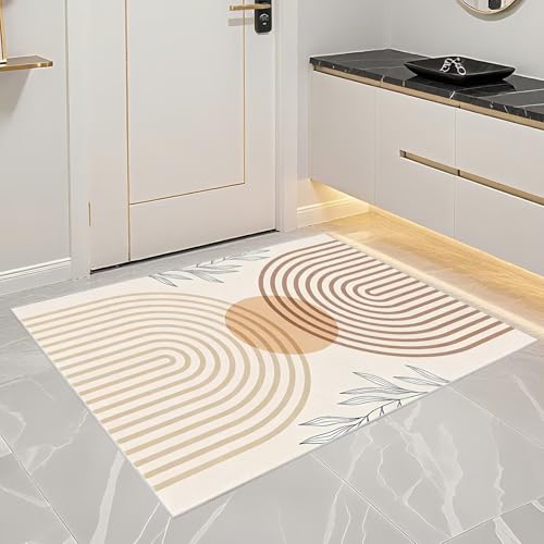 Tapis de chaise bureau facile à nettoyer moquette beige grand format lavable