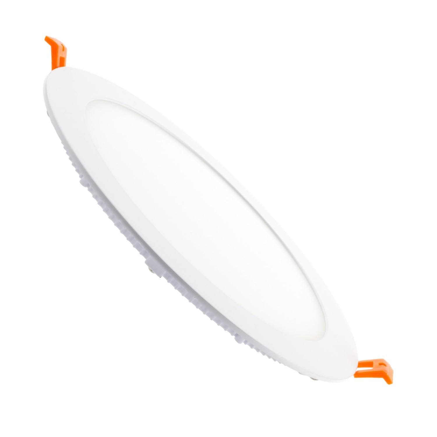 LEDKIA LIGHTING - Dalle LED SuperSlim | Downlight Spot Encastrable 18W | Éclairage 1400 lm | Ø 205 mm | Angle 120° | Puce QUALITY | Installation Facile, Blanc Chaud 3000K, Aluminium Polycarbonate