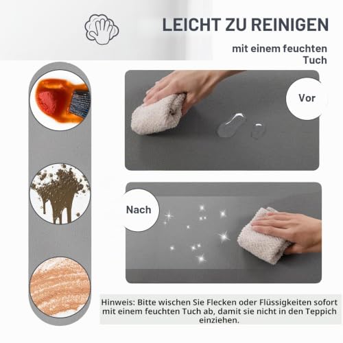 Carvapet rutschfest Küchenteppich Anti Ermüdungsmatte 20MM Dicke Küchenläufer Schaum-Stehmatten PVC Wasserdicht Laufteppich Küchenmatte… – Ansicht 5