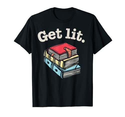 Writer Get Lit Writing Novel Book Author Novelist Vintage Maglietta