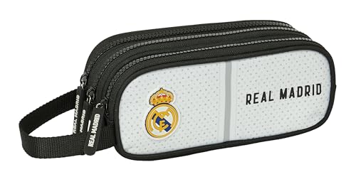 REAL MADRID 1ª EQUIPACIÓN 24/25 - Estuche Triple Cremallera,...
