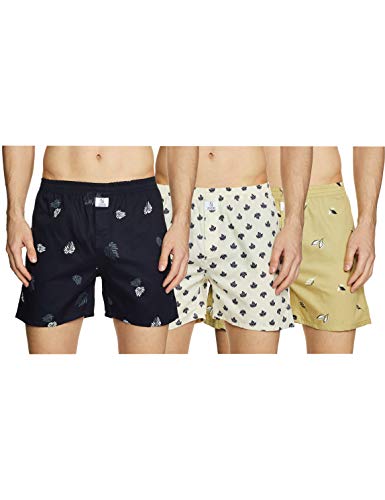 Image of Longies Men's Cotton Printed Regular Boxer Shorts