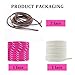 NDTEZUGT Mixed Color Round Shoe Laces for Miu Miu Fashion Sneaker, Flat Leather Shoelaces Replacement Laces kit (Multicolor-C)