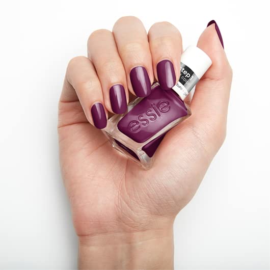 Miniatura 7 de Essie Gel Couture - Esmalte de uñas de larga duración, vegano sin 8, morado vibrante, Paisley The Way, 0.46 onzas líquidas