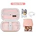 Canboc Carrying Case for HP Sprocket 2x3 Instant Smartphone Printer, Wireless Mobile Photo Printer, Zipper Mesh Bag fits Photo Paper Cable, Rose Gold