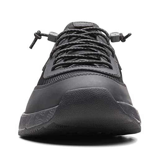 Clarks Davis Low Sneaker, Black Combi, 10 Medium