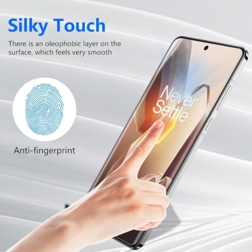 Image of Uyiton 2 Pack Screen Protector for OnePlus 13 (6.82-inch Curved Display) | HD Clear Flexible Film | Bubble-Free Easy Installation | Scratch Resistant | Case Friendly