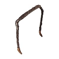 Vista 30 de Zazzy Bandz - Pelo grueso y rizado - Diadema mediana - Estampado envuelto a mano (original, negro y dorado azteca)