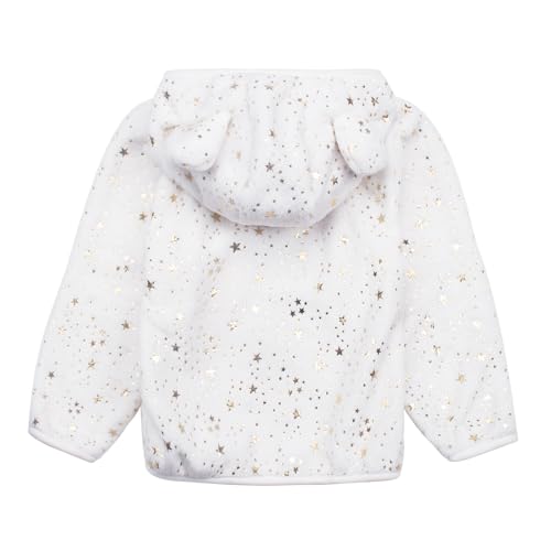 Image of Toddler Girls Boys Fleece Hoody Jacket Zip Up Teddy Coat Warm Winter Outwear
