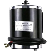 24V 500W Brush Electric Motor For Go Kart Scooter E Bike Motorized Bicycle ATV Moped Mini Bikes | #25 Chain Brushed Motor