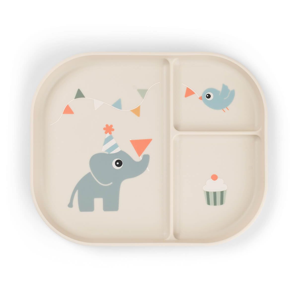 Done by Deer Foodie Celebration Sand Dinner Plate