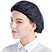 Nanxson 5pcs Chef Hat Reusable Cooking Hair Net for Women Men Chef Works Hats Mesh Hair Nets Cap for Food Service Kitchen Navy