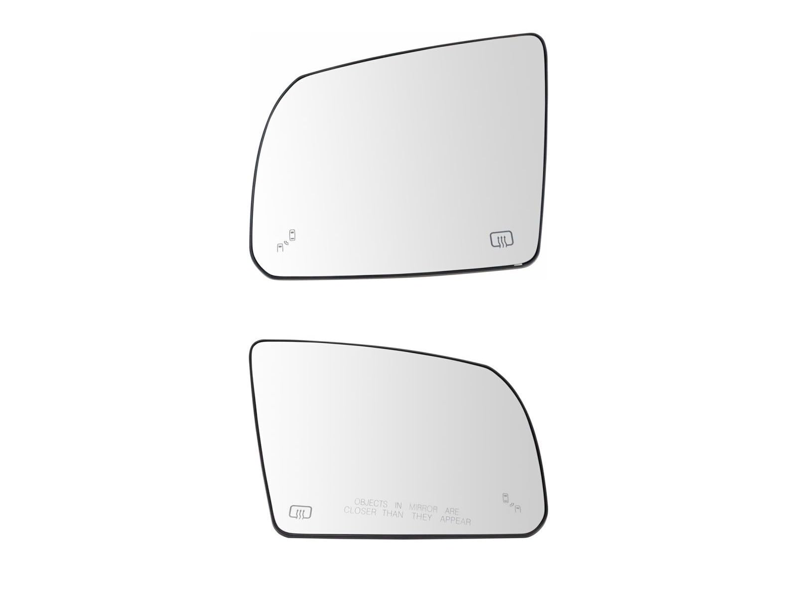 Heated Blind Spot Mirror Glass - Driver Side Left For Toyota Tundra (2014-2017) | Direct Replacement With Indicator 4 thumbnail image