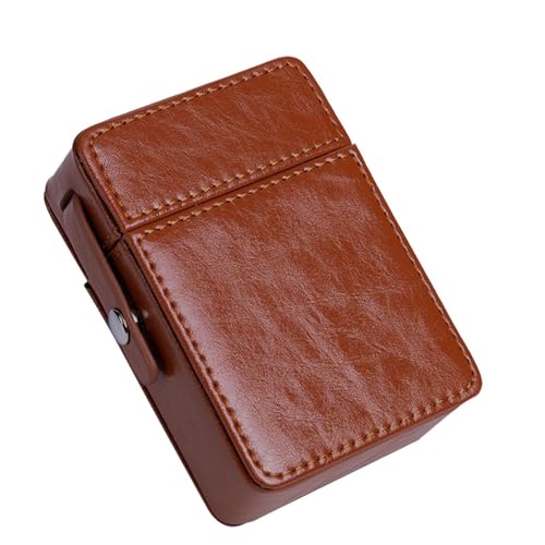 Estuche para de Cuero - Soporte para de Acero Inoxidable, Elegante de Almacenamiento portátil de Larga duración, Soporte para para Hombres con Cierre magnético |