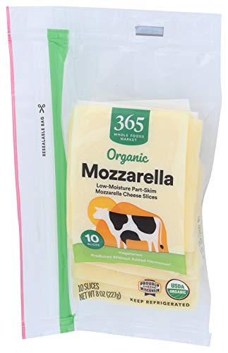 365 By Whole Foods Market Organic Sliced Mozzarella, 8 Oz #TOP2
