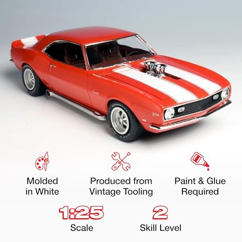 Amt AMT868 1968 Chevy Camaro Z/28 1:25 Scale Model Kit thumb #1