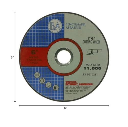 Benchmark Abrasives 6-Inch Cut Off Wheels