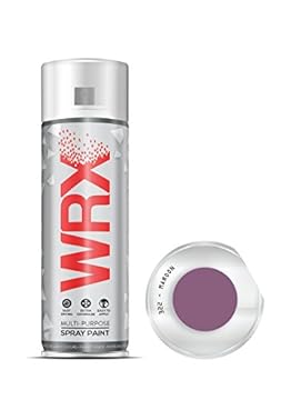WRX Spray Paint - Maroon - 400 ml Quality Brilliant Colours Perfect Finish Brilliant All Purpose Interior/Exterior, Art, Crafts, Auto, Home Furniture, Garden, Radiator Paint 400ml