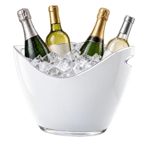 Vin Bouquet Sektkühler 4 Flaschen, Eiskübel für Wein, Sekt und Champagner – Ansicht 4
