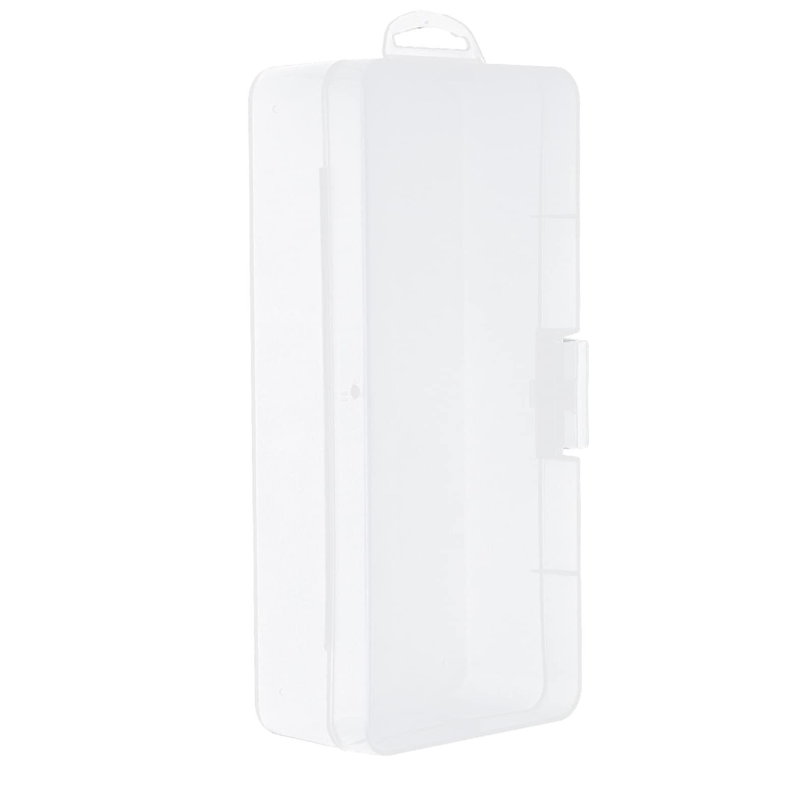 Transparent Plastic Storage Box for Fishing Lures and Jewelry - Fall with Flip Cover, Ideal for Organizing Accessories