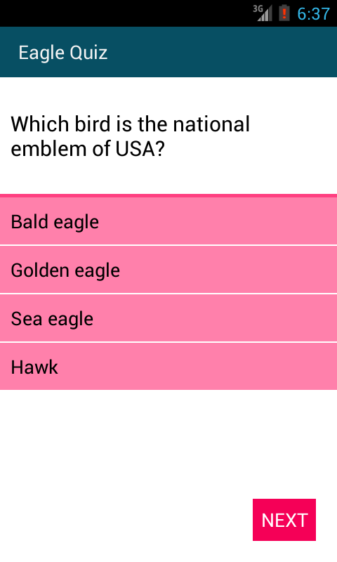 Eagle Quiz - App on Amazon Appstore