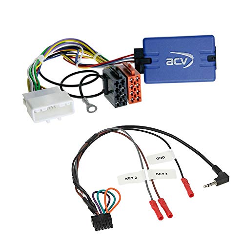 Lenkradfernbedienung Adapter Interface LFB Multi-Anschluss passend für Nissan Note ab 2012 ohne Navi ohne Bose kompatibel mit verschiedenen Autoradios
