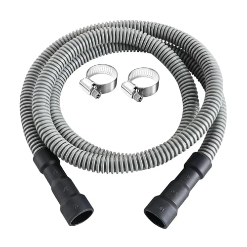 Tuyau évacuation lave-vaisselle flexible avec bague de serrage AC - 2