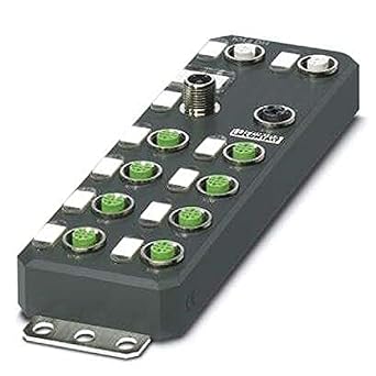 PHOENIX CONTACT AXL E EIP IOL8 DI4 M12 6P POWER DISTRIBUTION BLOCK