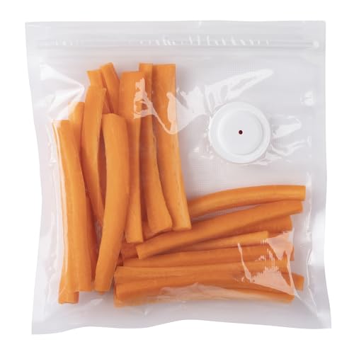 Presto 09513 FreshDaddy Vacuum Zipper Bags with Ports, Quart-Size