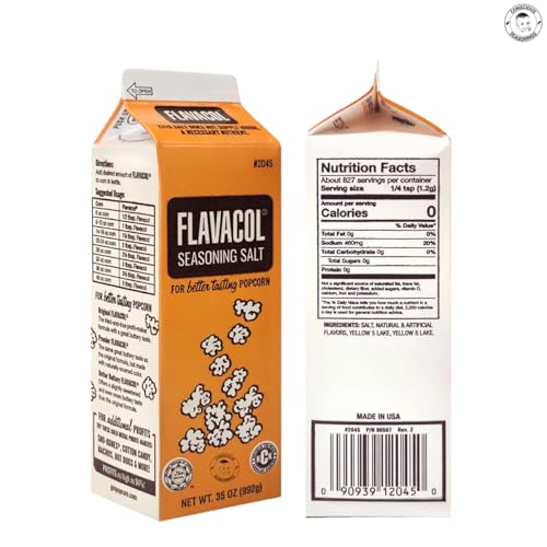 Popcorn Seasoning Salt 35oz - Salty & Buttery Flavor - Tasty Explosion Salt