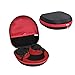Hermitshell Hard Travel Case for Silensys E7 / PurelySound/MOVSSOU/COWIN/Tapela/Audonia Active Noise Cancelling Bluetooth Headphones (Black+Red)